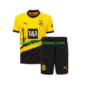 Koszulka Borussia Dortmund Dziecięcy Domowe Stroje Piłkarskie 2023/24 Krótki Rękaw